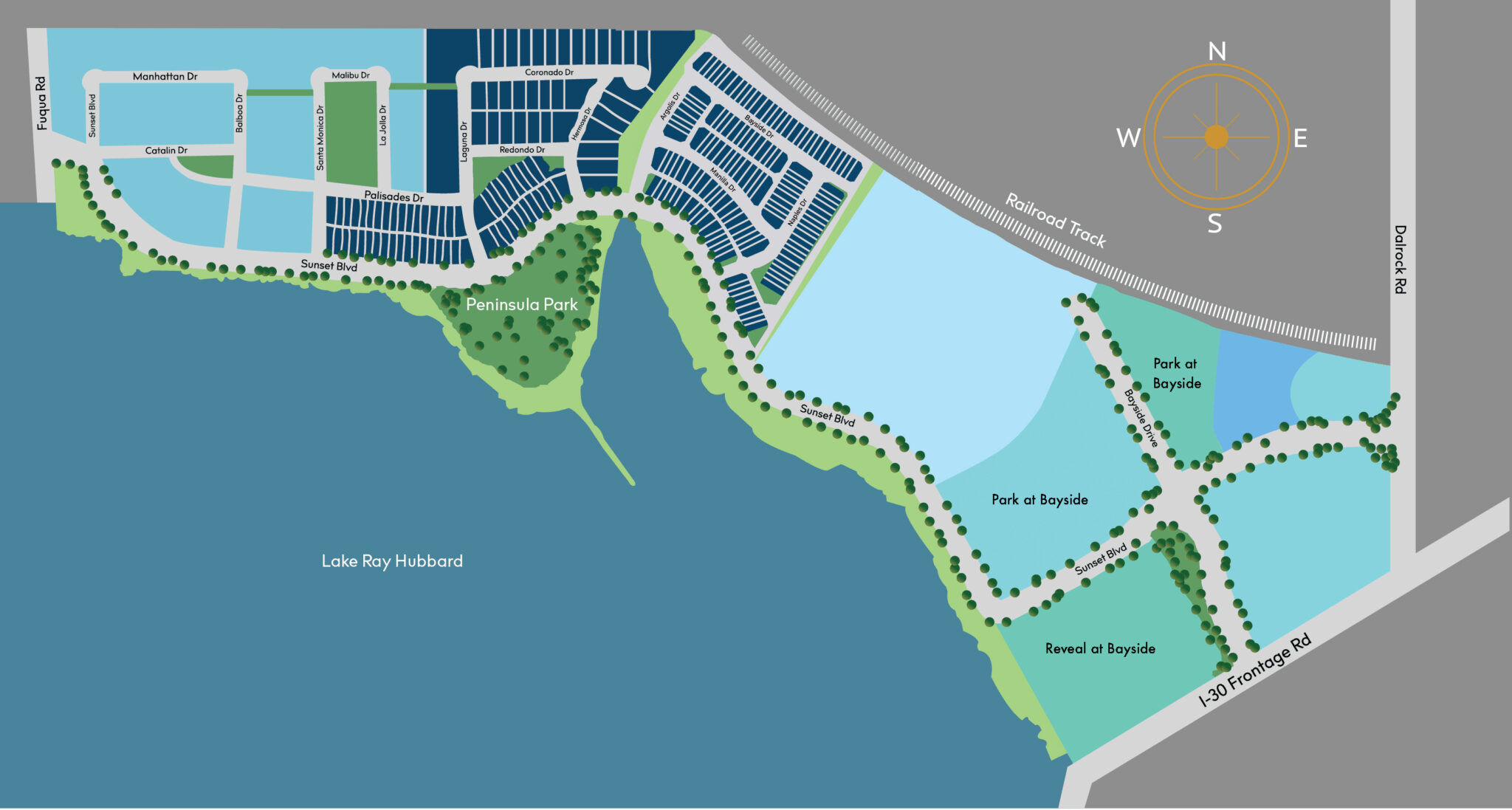 Bayside Development Map